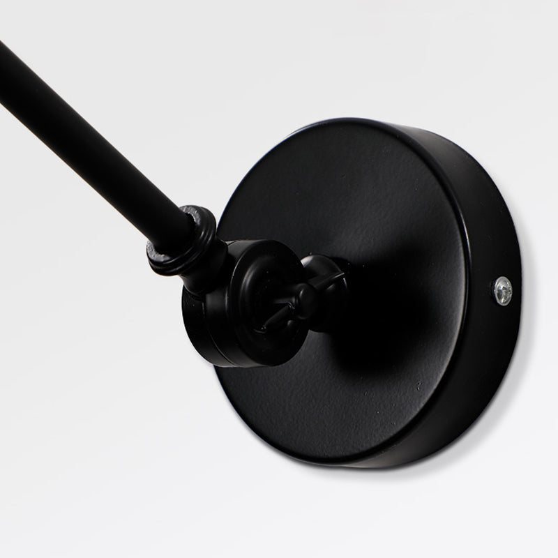 Contemporary Metal Wall Sconce Minimalist Wall Light Fixture with Adjustable Arm