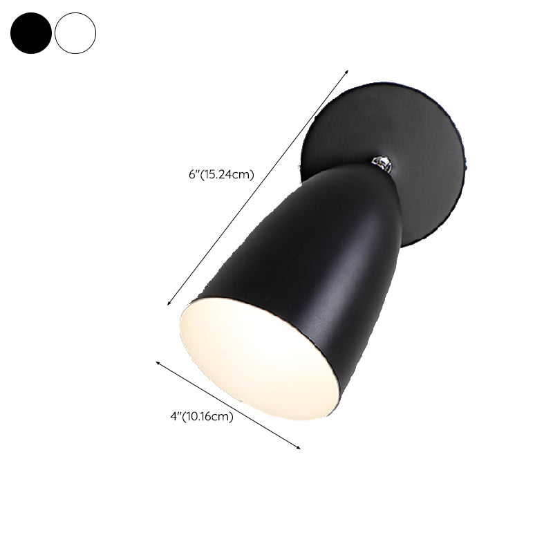 Contemporary Metal Wall Sconce Minimalist Wall Light Fixture with Adjustable Arm