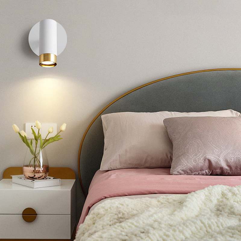 Contemporary Metal Wall Sconce Minimalist Wall Light Fixture for Bedroom