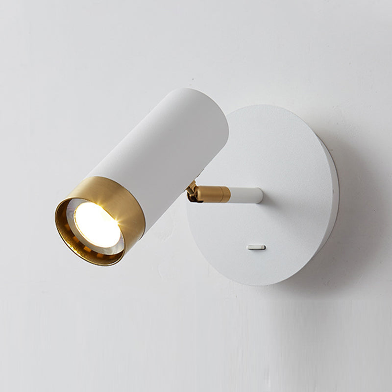 Contemporary Metal Wall Sconce Minimalist Wall Light Fixture for Bedroom