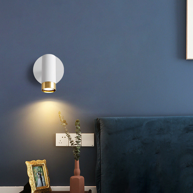 Contemporary Metal Wall Sconce Minimalist Wall Light Fixture for Bedroom