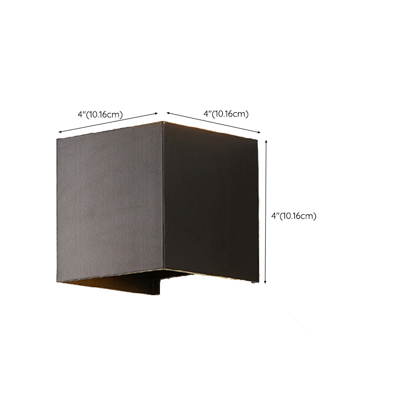 Modern Metal Wall Sconce Geometric Shape Wall Light for Bedroom