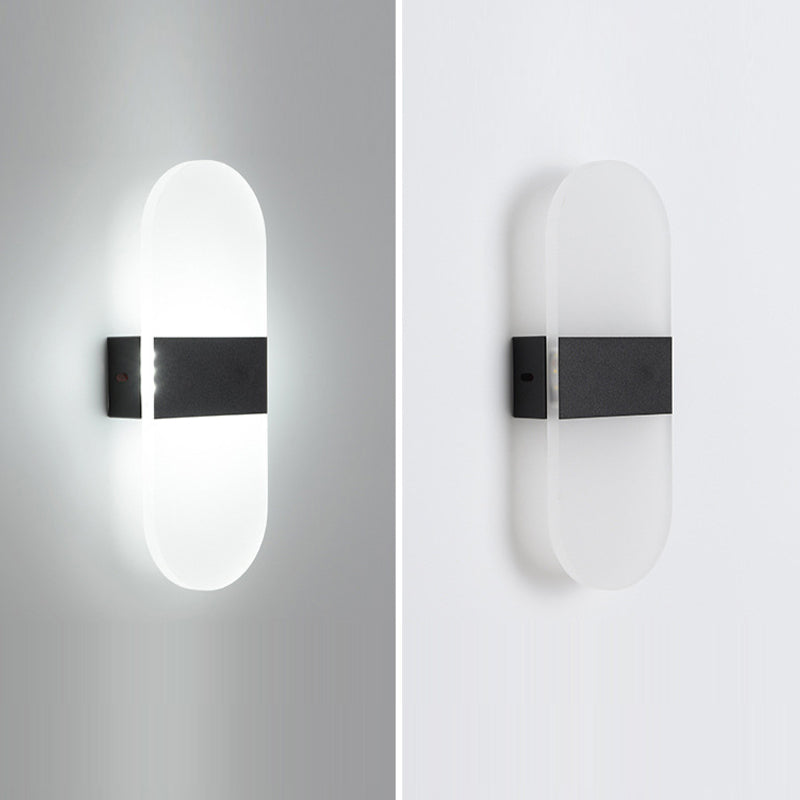 1 Light Geometric Wall Mounted Light Contemporary Acrylic Wall Lighting Fixtures
