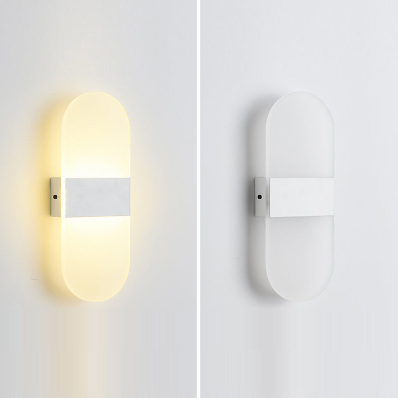 1 Light Geometric Wall Mounted Light Contemporary Acrylic Wall Lighting Fixtures