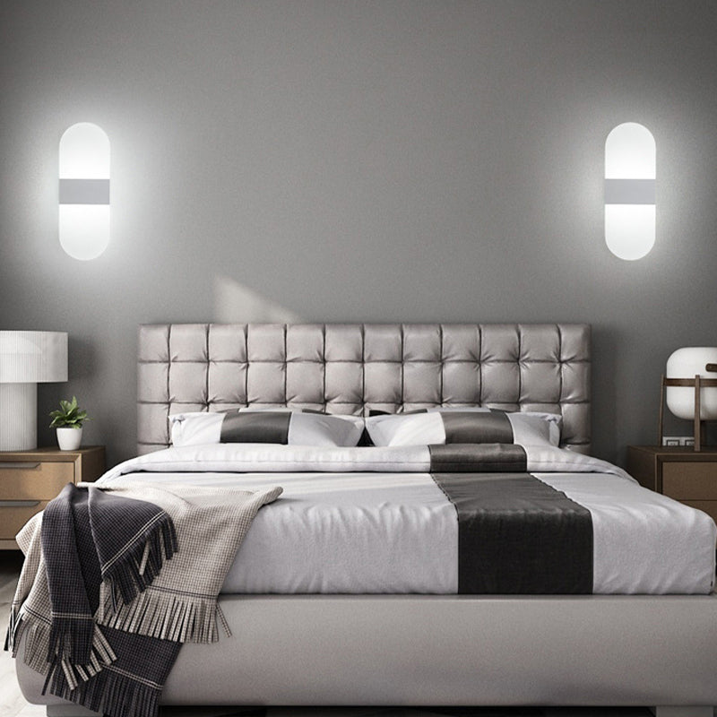 1 Light Geometric Wall Mounted Light Contemporary Acrylic Wall Lighting Fixtures