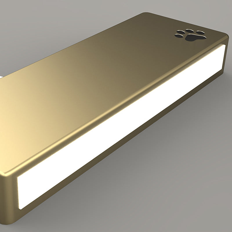 Modern Metal Wall Sconce Minimalist Wall Light Fixture with Acrylic Shade