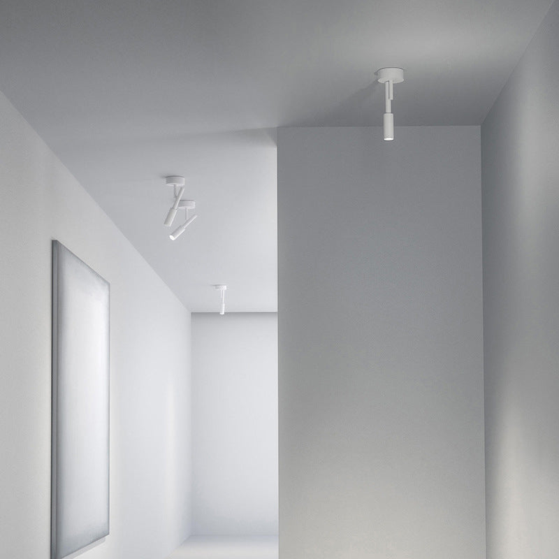 Modern Simple Wall Light Cylinder Shape Wall Lamp with Iron Shade for Bedroom