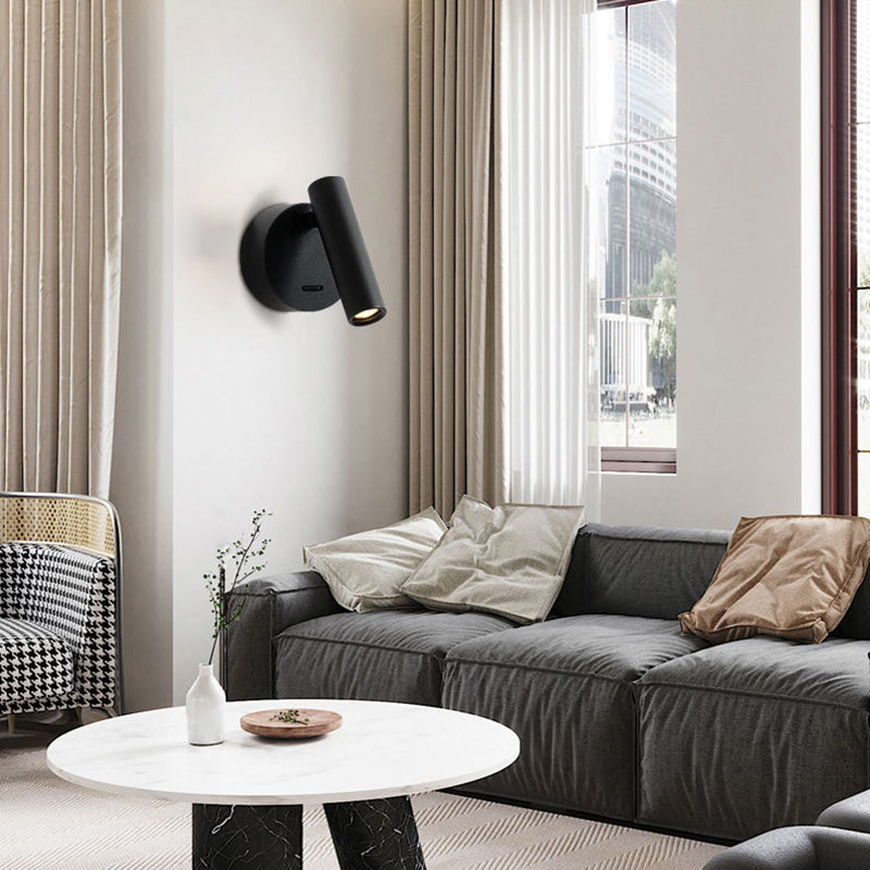 Metal Cylinder Sconce Lights Simplicity 1 Light Wall Lighting Ideas