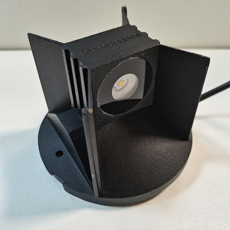 Hoop Shape Wall Light Modern Style Metal 2 Lights Sconce in Black/White