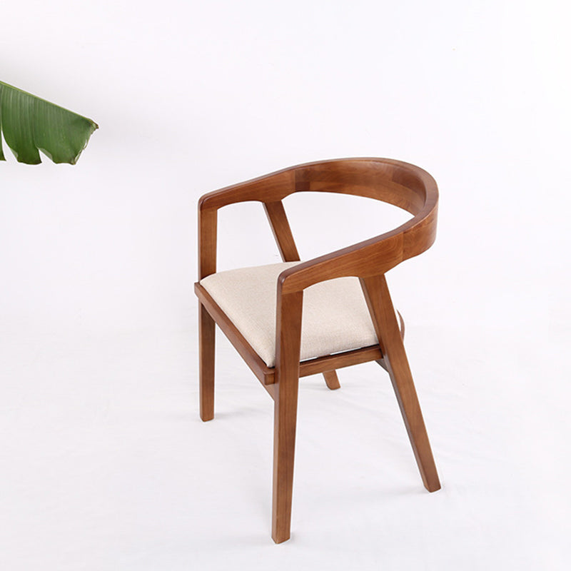 Traditional Wood Kitchen Dining Chairs Upholstered Arm Chairs