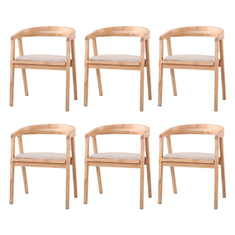 Traditional Wood Kitchen Dining Chairs Upholstered Arm Chairs