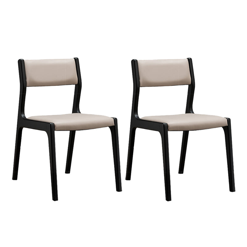 Contemporary Chair Wood Open Back Dining Room Chair for Dining Room