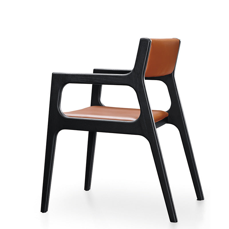 Contemporary Chair Wood Open Back Dining Room Chair for Dining Room
