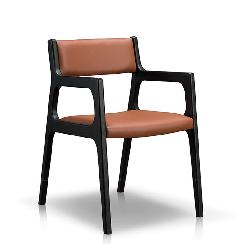 Contemporary Chair Wood Open Back Dining Room Chair for Dining Room