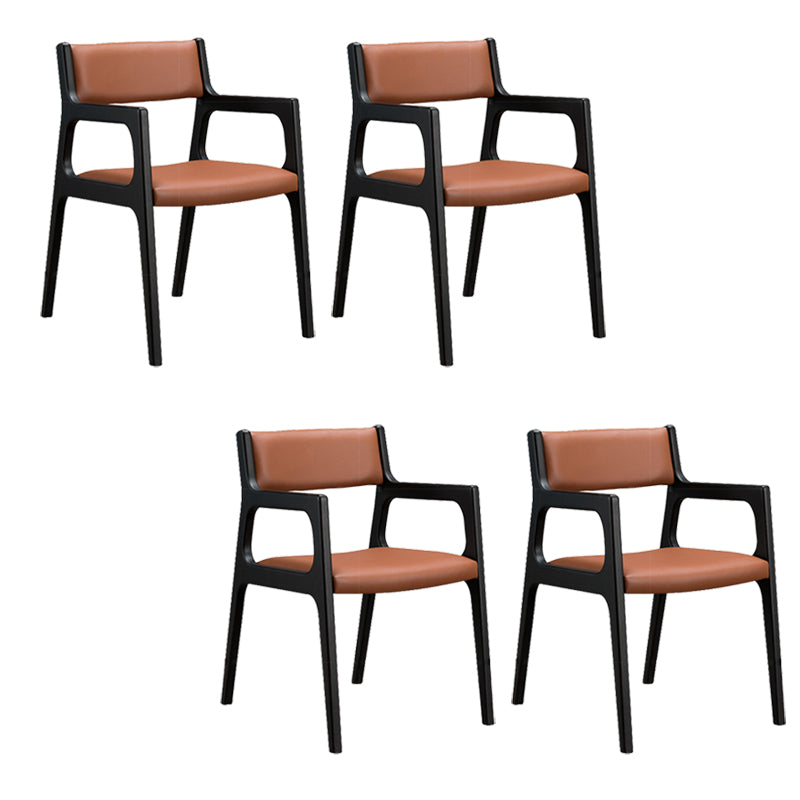 Contemporary Chair Wood Open Back Dining Room Chair for Dining Room