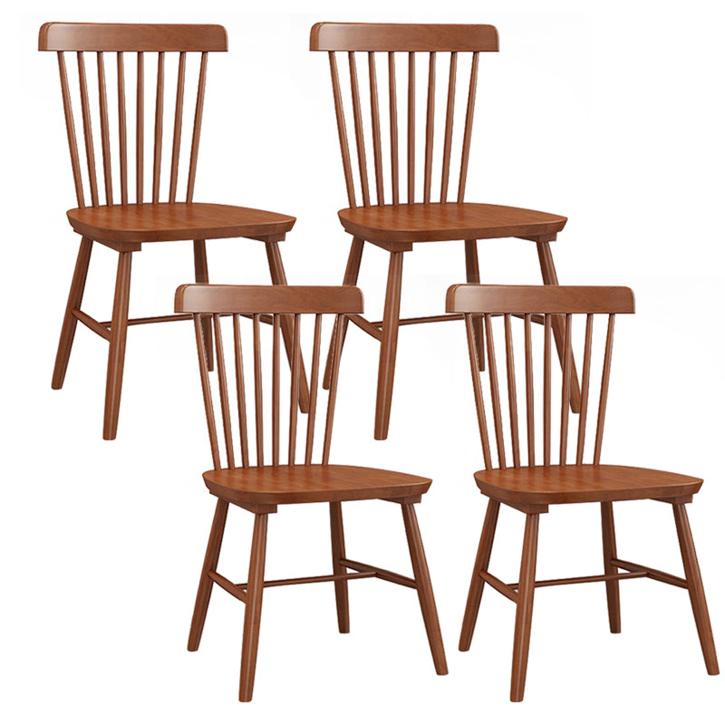 Traditional Side Chair Wood Slat Back Dining Room Chair for Home