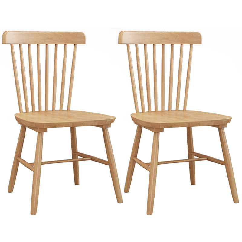 Traditional Side Chair Wood Slat Back Dining Room Chair for Home