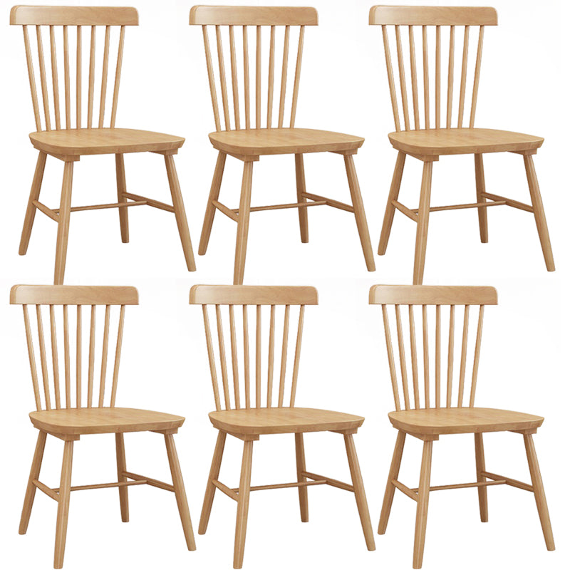 Traditional Side Chair Wood Slat Back Dining Room Chair for Home