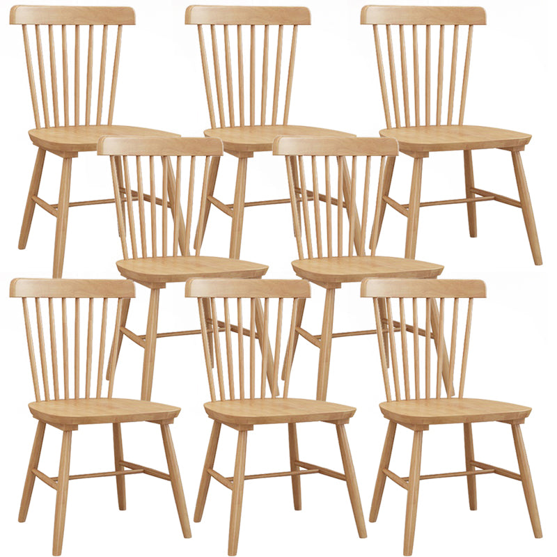 Traditional Side Chair Wood Slat Back Dining Room Chair for Home