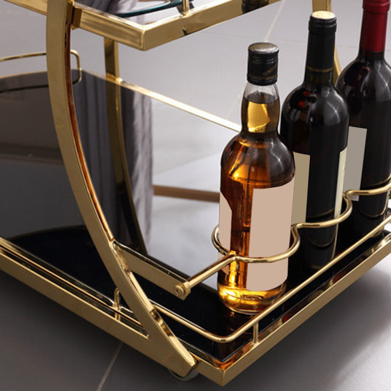 32.68" High Contemporary Prep Table Rolling Metal Prep Table for Kitchen