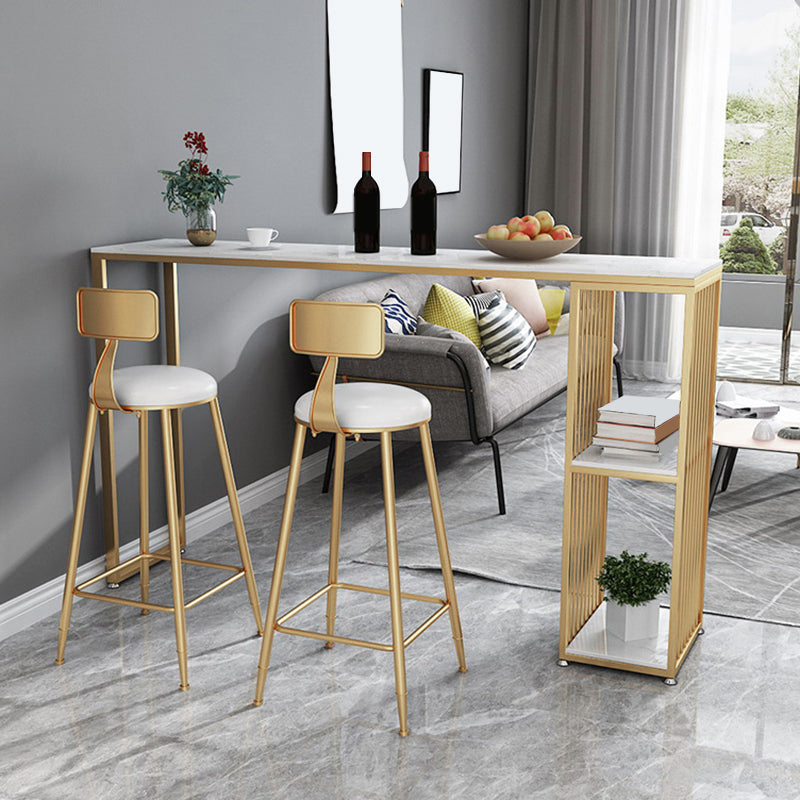 Industrial Bar Table Bar Height Rectangle Pub Table for Indoor