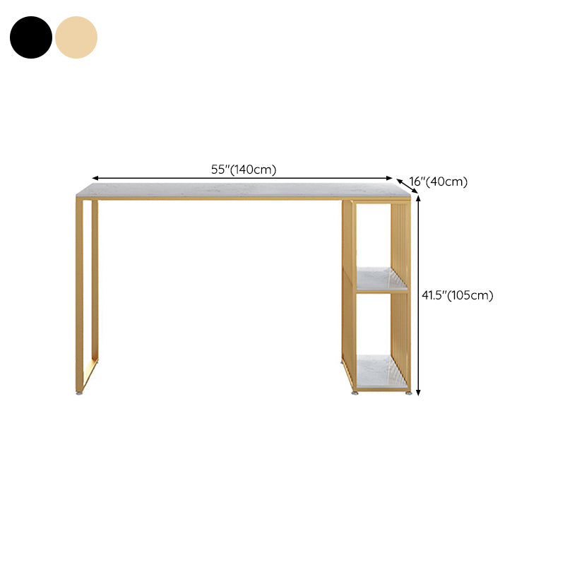 Industrial Bar Table Bar Height Rectangle Pub Table for Indoor