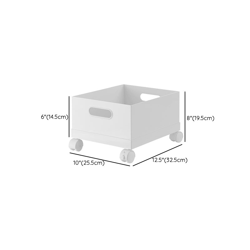 Simple Filing Cabinet Solid Color Castors Detail File Cabinet for Home or Office