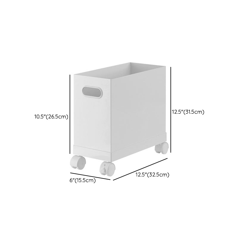 Simple Filing Cabinet Solid Color Castors Detail File Cabinet for Home or Office