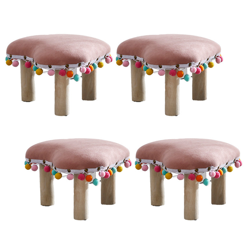 Orange Modern Standard Cotton Tear Resistant Standard for Living Room