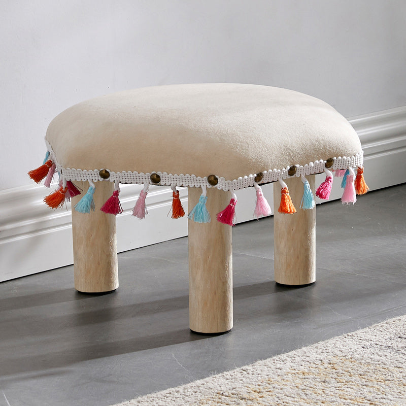 Orange Modern Standard Cotton Tear Resistant Standard for Living Room