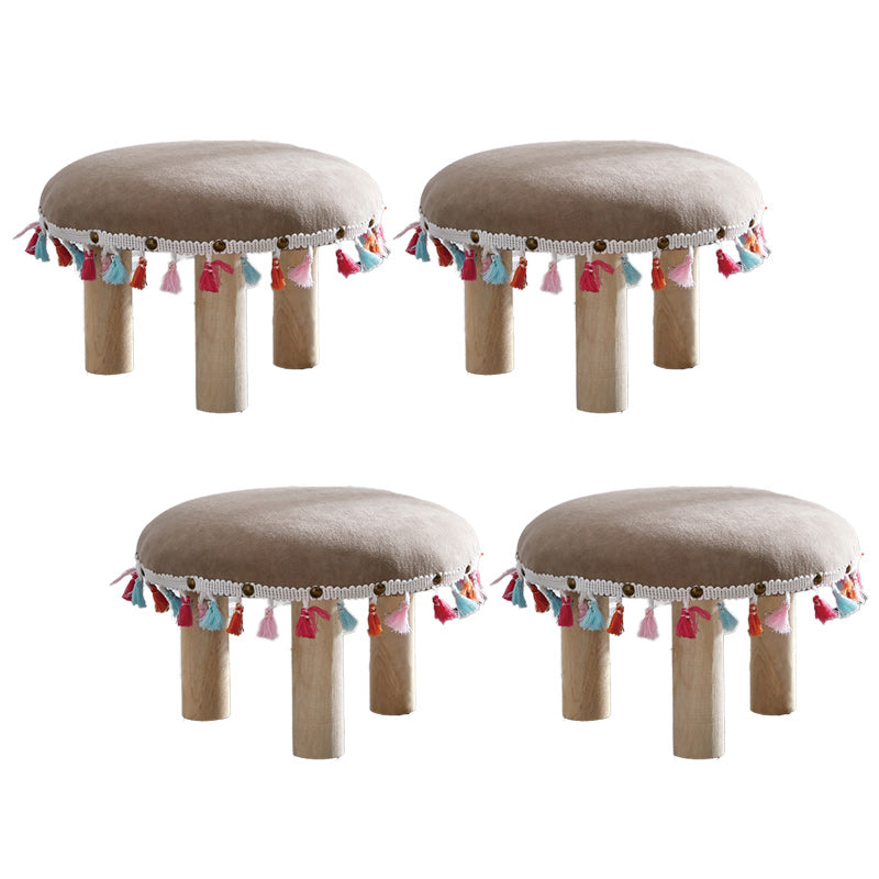 Orange Modern Standard Cotton Tear Resistant Standard for Living Room