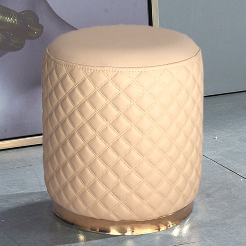 Orange Modern Cube Water Resistant Square Cube for Living Room