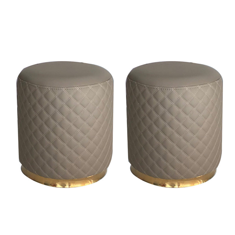 Orange Modern Cube Water Resistant Square Cube for Living Room