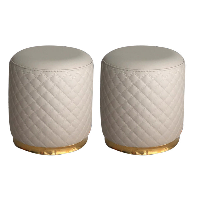 Orange Modern Cube Water Resistant Square Cube for Living Room