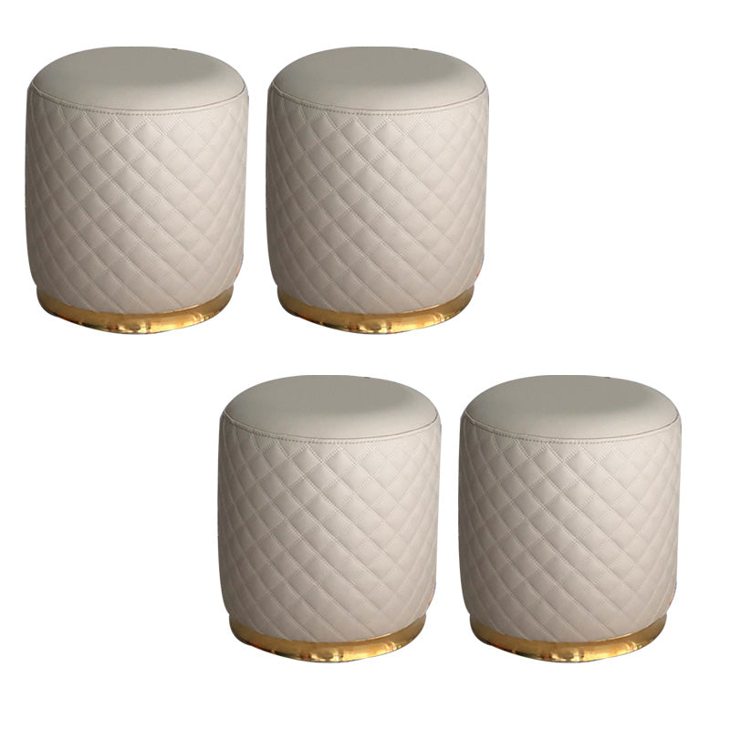 Orange Modern Cube Water Resistant Square Cube for Living Room