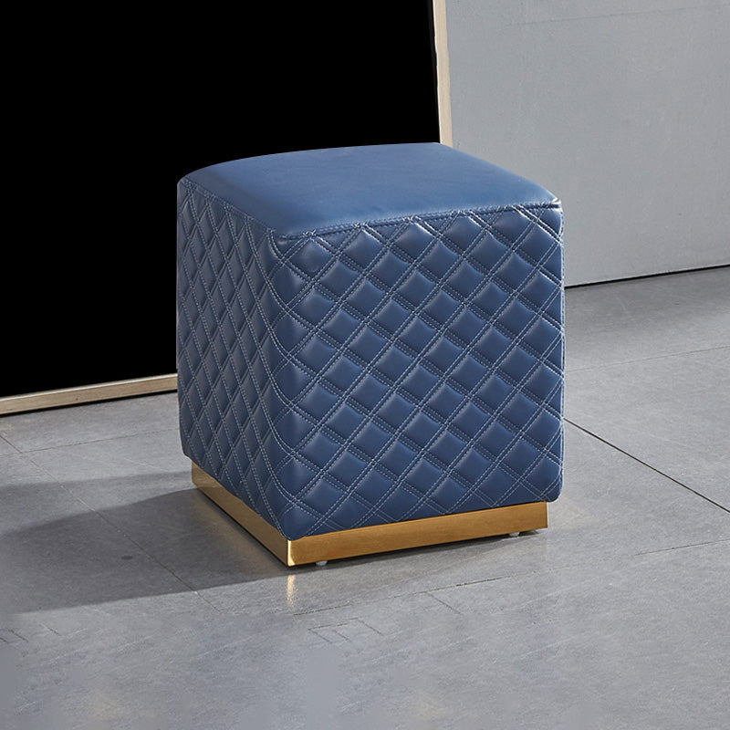 Orange Modern Cube Water Resistant Square Cube for Living Room