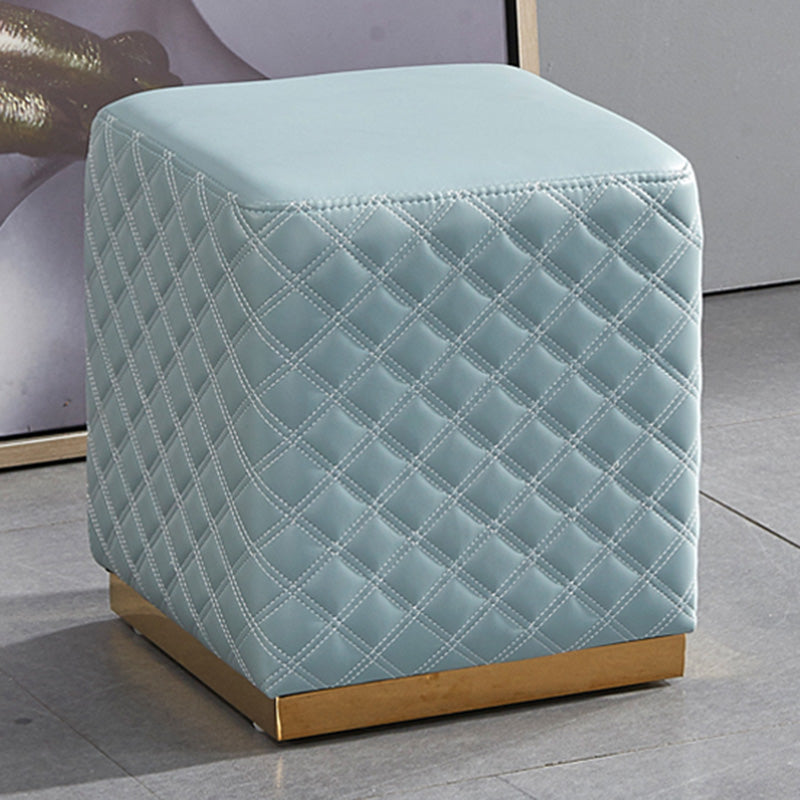 Orange Modern Cube Water Resistant Square Cube for Living Room