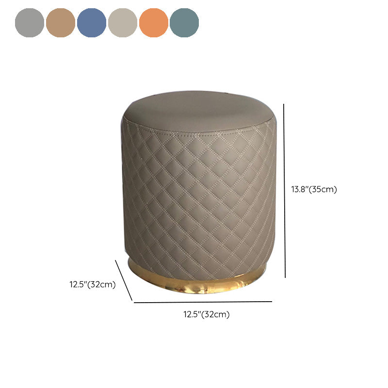 Orange Modern Cube Water Resistant Square Cube for Living Room