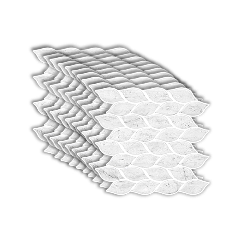 12"x 12" Resin Mosaic Tile Square Peel and Stick Tile for Backsplash & Wall Tile