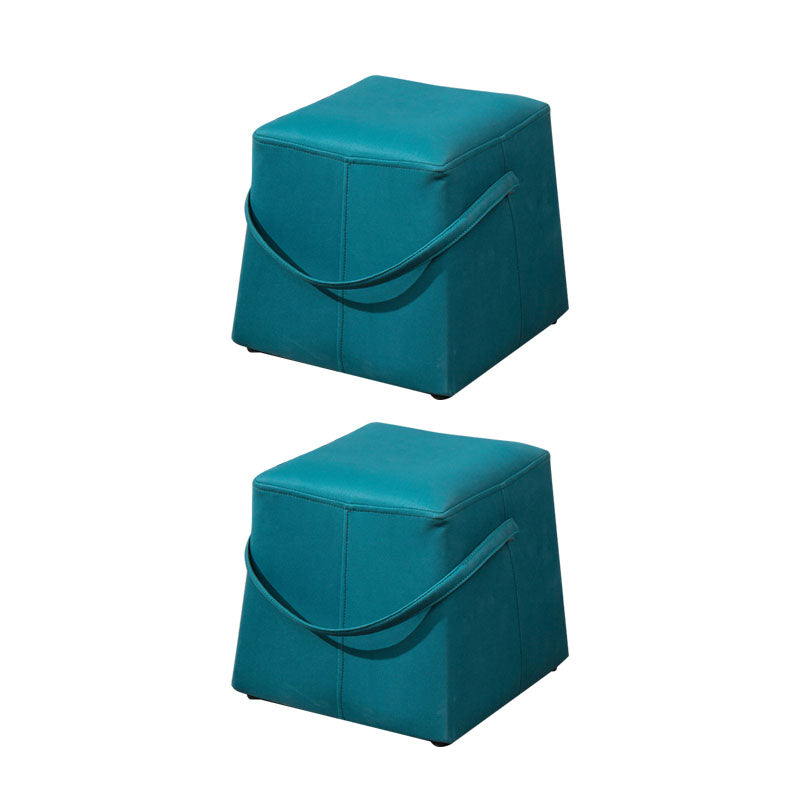 Moden Cotton Pouf Brown Scratch Resistant Pouf for Living Room