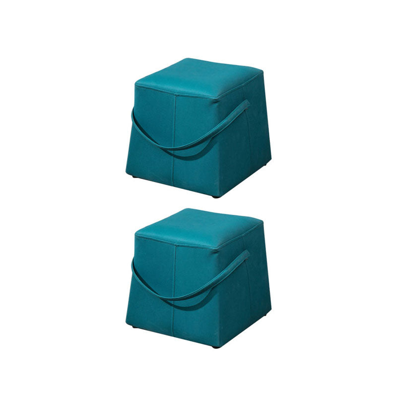 Moden Cotton Pouf Brown Scratch Resistant Pouf for Living Room