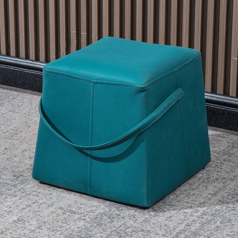 Moden Cotton Pouf Brown Scratch Resistant Pouf for Living Room