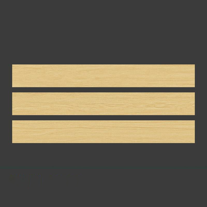 Retangular 5.9"x47.24" Porcelain Singular Tile Fabric Look Floor Tile