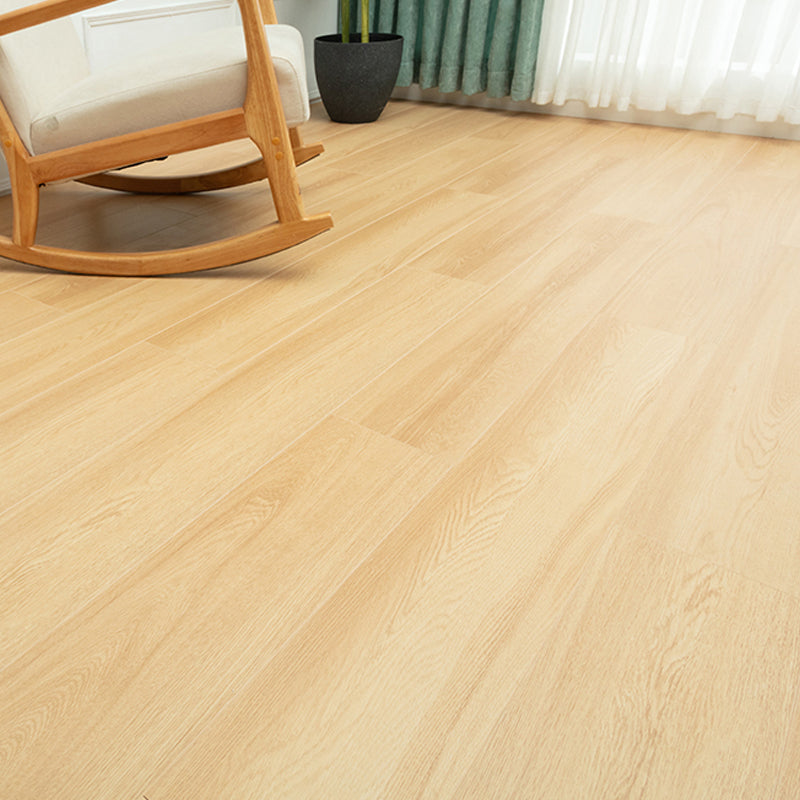Modern E0 Solid Wood Laminate Flooring in Natural, Click-Lock, Waterproof