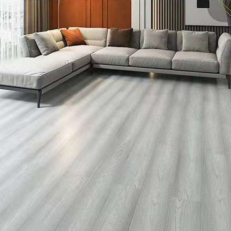 49"x8" Wide E0 Natural Solid Wood Laminate Flooring, Click-Lock, Waterproof