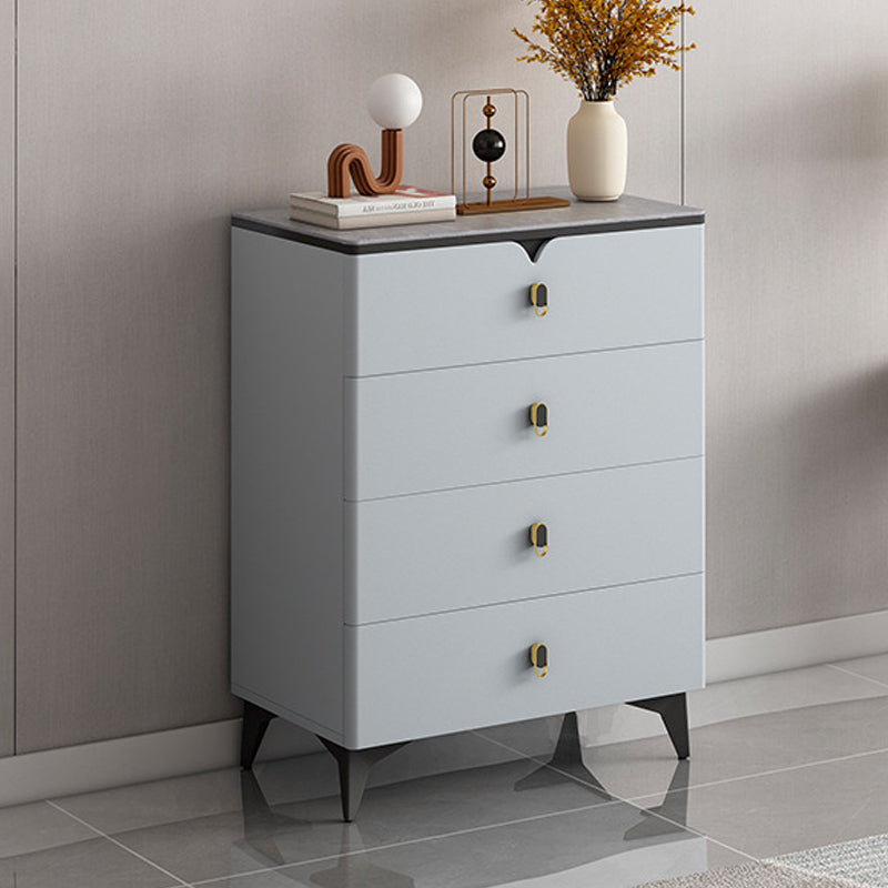 Stone Glam Storage Chest Bedroom 16" Wide Chest with Drawers