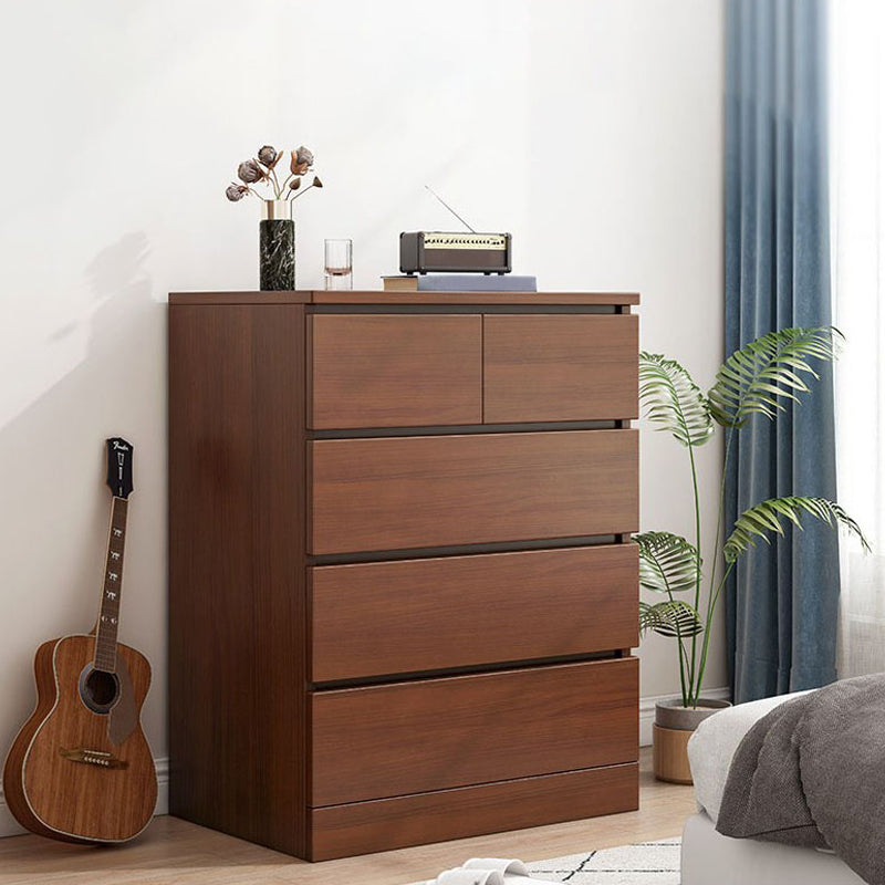 Modern Storage Chest Manufactured Wood Dresser with 3/4/5/6 Drawers