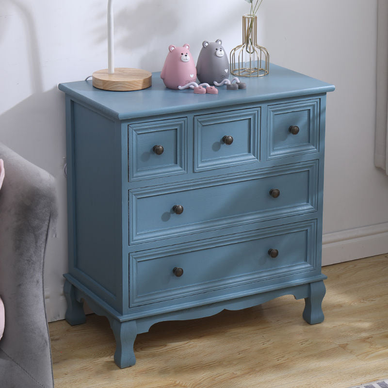 Contemporary Solid Wood Storage Chest Dresser Bedroom Dresser