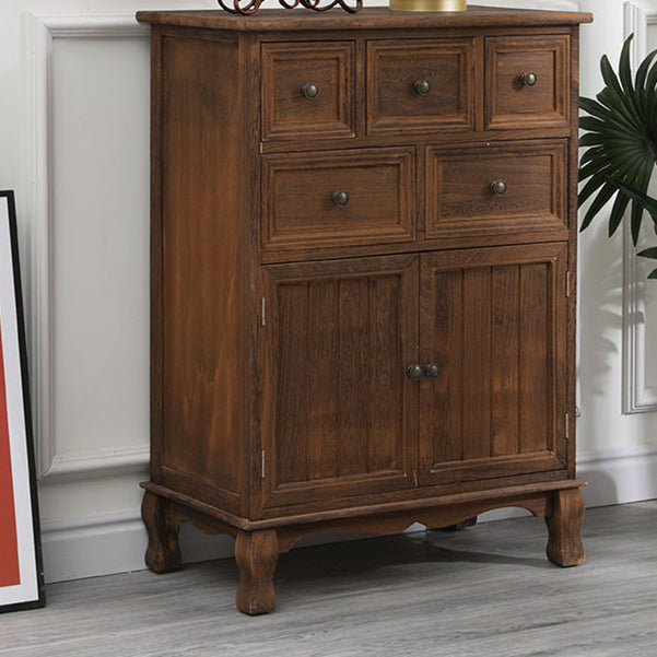 Contemporary Solid Wood Storage Chest Dresser Bedroom Dresser