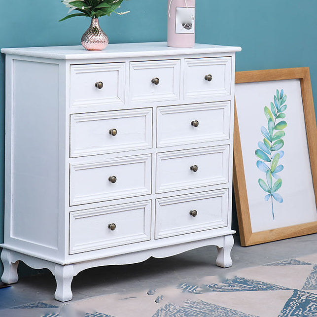 Contemporary Solid Wood Storage Chest Dresser Bedroom Dresser